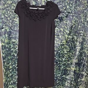 Alfani Black Mini Dress with Floral Detail